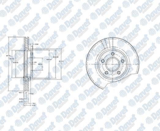 DELPHI BG3826 Fren Diski On (5d 278mm) Tourneo Connect 02-